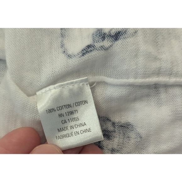 Skull Cashmere Kalissa Skull Print Lomg Sleeve Cotto. Tshirt Size XS - Picture 6 of 8